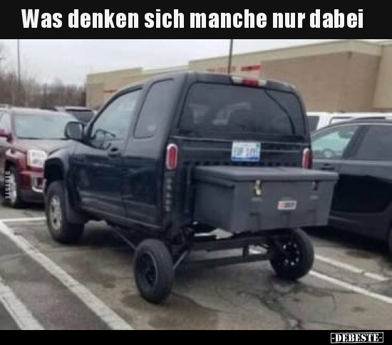 Was denken sich manche nur dabei.. - Lustige Bilder | DEBESTE.de