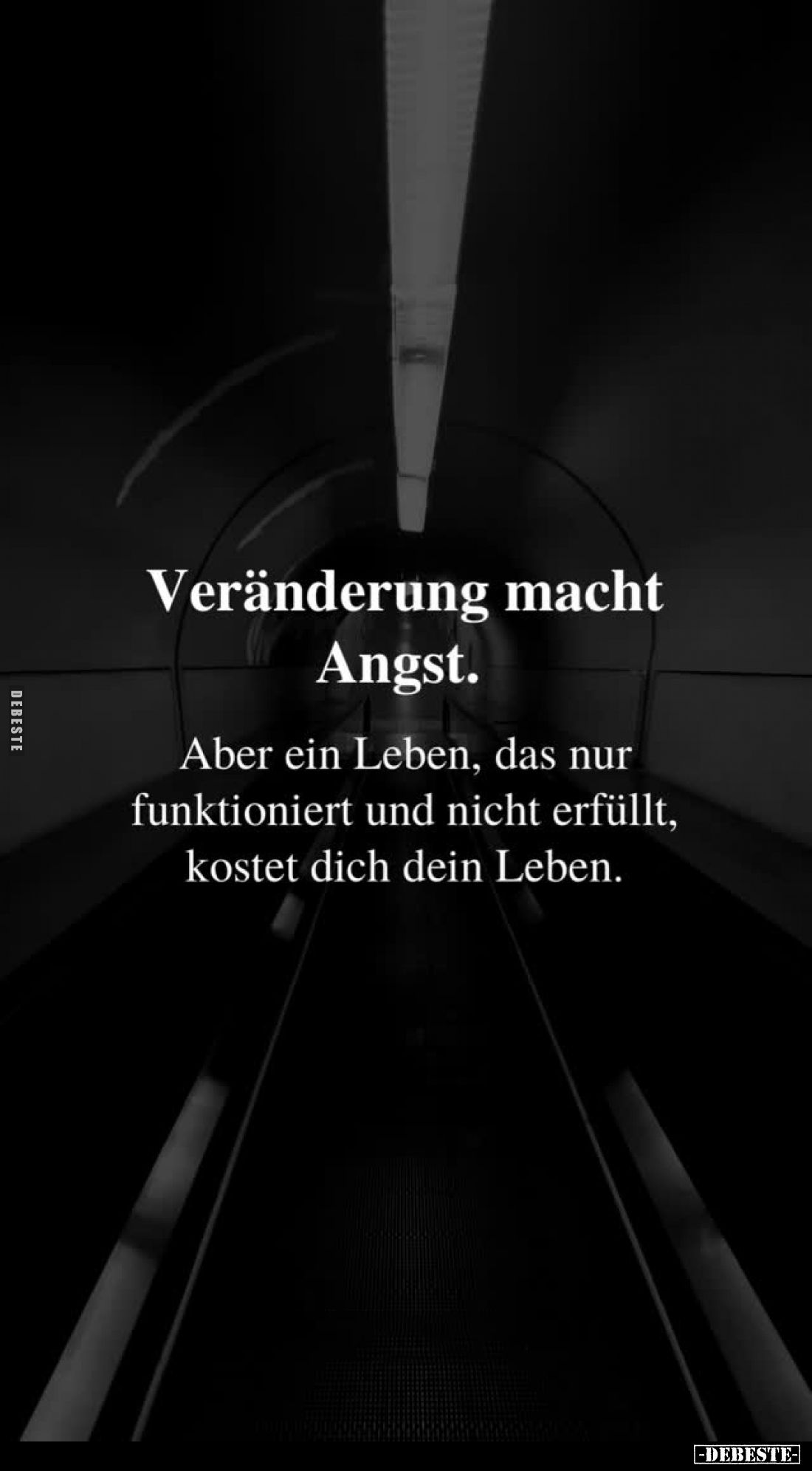 Veränderung macht Angst.
Aber ein Leben, das nur funktioniert und nicht erfüllt, kostet dich dein Leben.