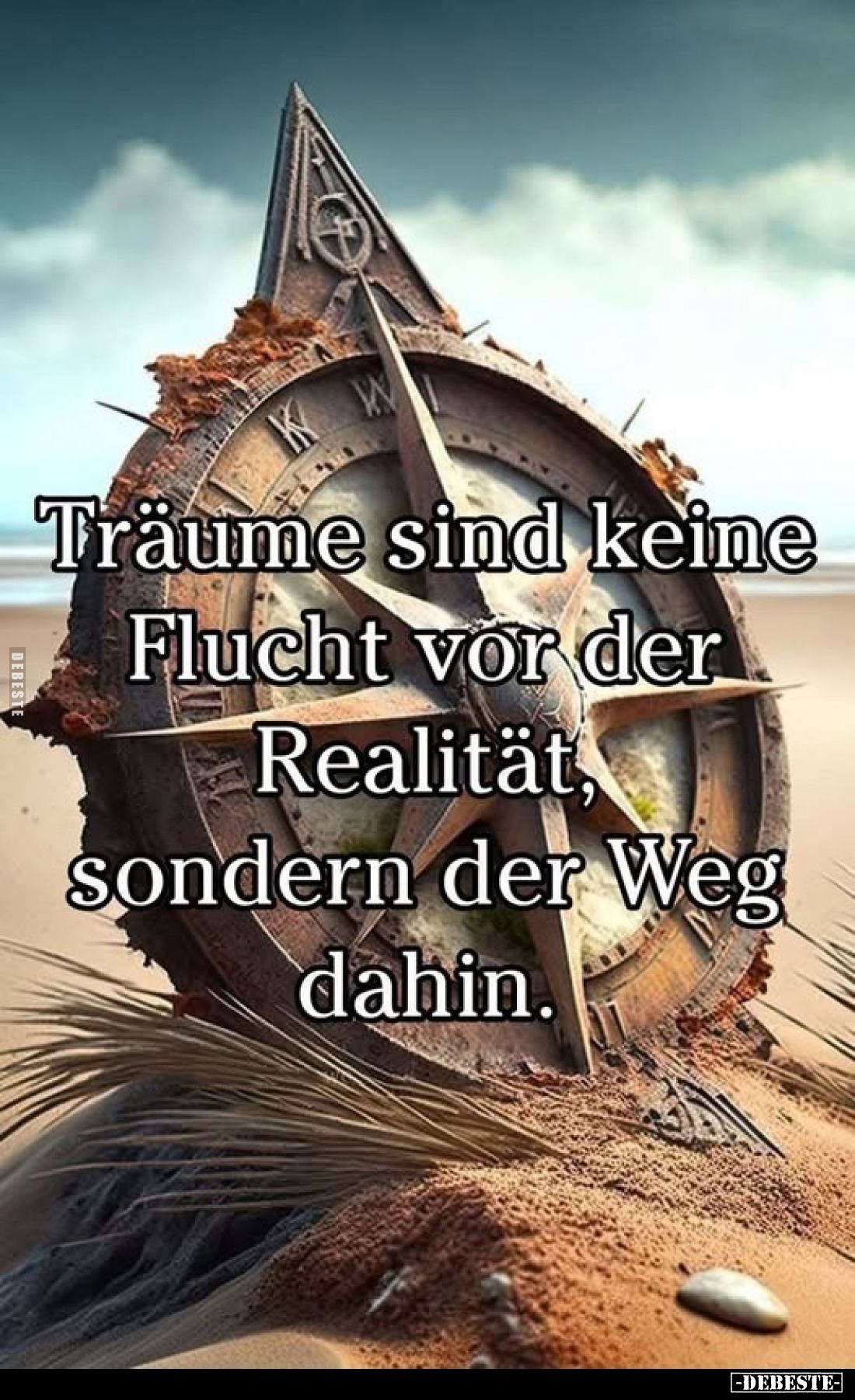 Träume sind keine Flucht vor der Realität, sondern der Weg dahin.