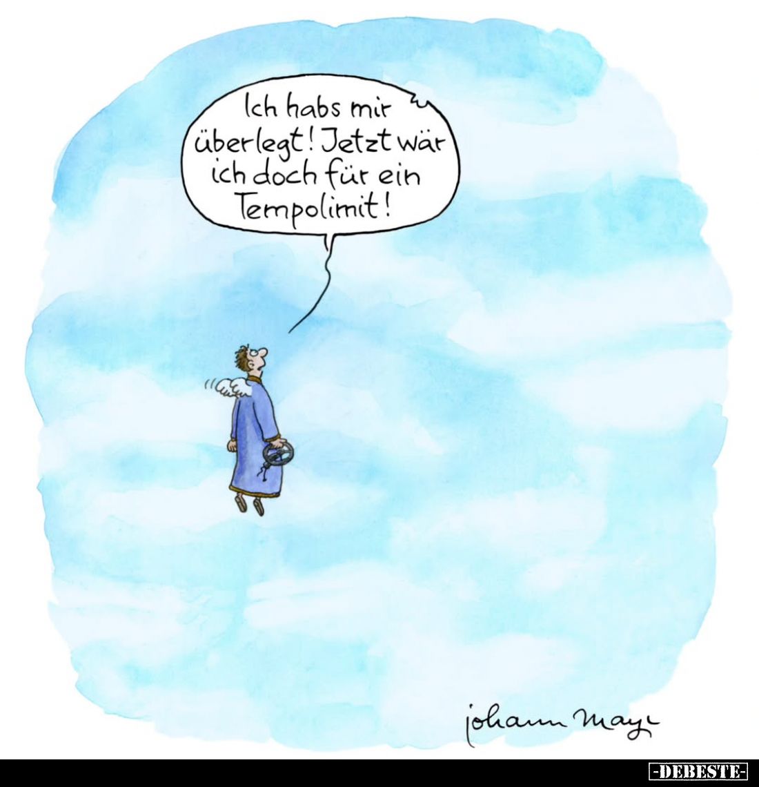 Ich habs mir überlegt! Jetzt wär ich doch für ein Tempolimit!