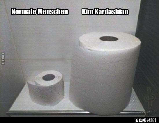 Normale Menschen / Kim Kardashian.. - Lustige Bilder | DEBESTE.de