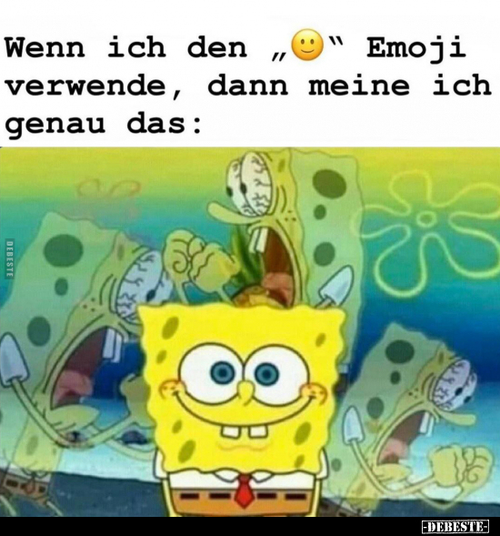 Wenn ich den ☺ Emoji verwende.. - Lustige Bilder | DEBESTE.de