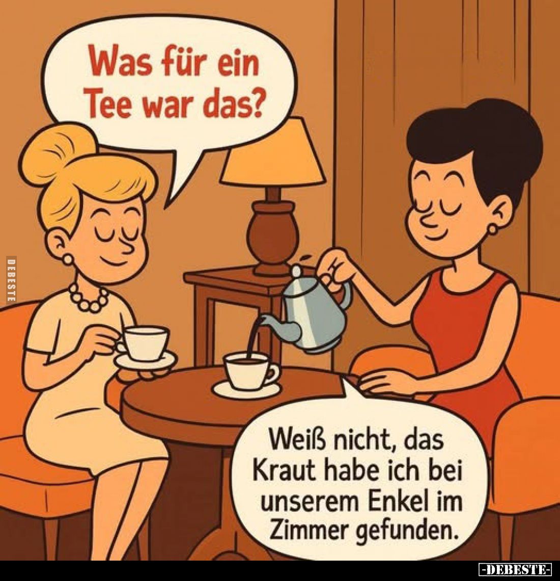 Was für ein Tee war das?

Weiß nicht, das Kraut habe ich bei unserem Enkel im Zimmer gefunden