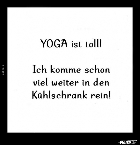 YOGA ist toll!.. - Lustige Bilder | DEBESTE.de