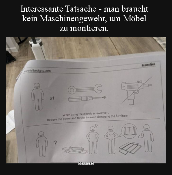 Interessante Tatsache - man braucht kein Maschinengewehr.. - Lustige Bilder | DEBESTE.de