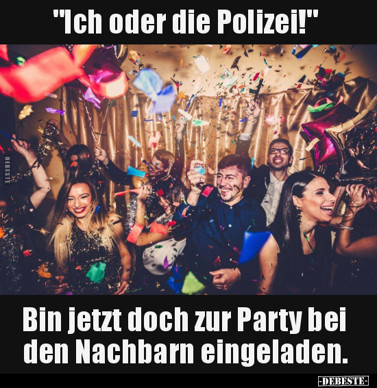 Doch, Party, Nachbarn