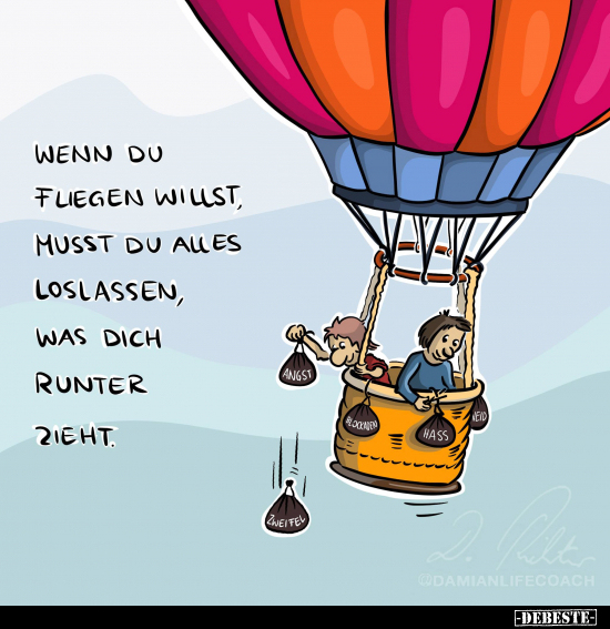 Wenn du fliegen willst.. - Lustige Bilder | DEBESTE.de