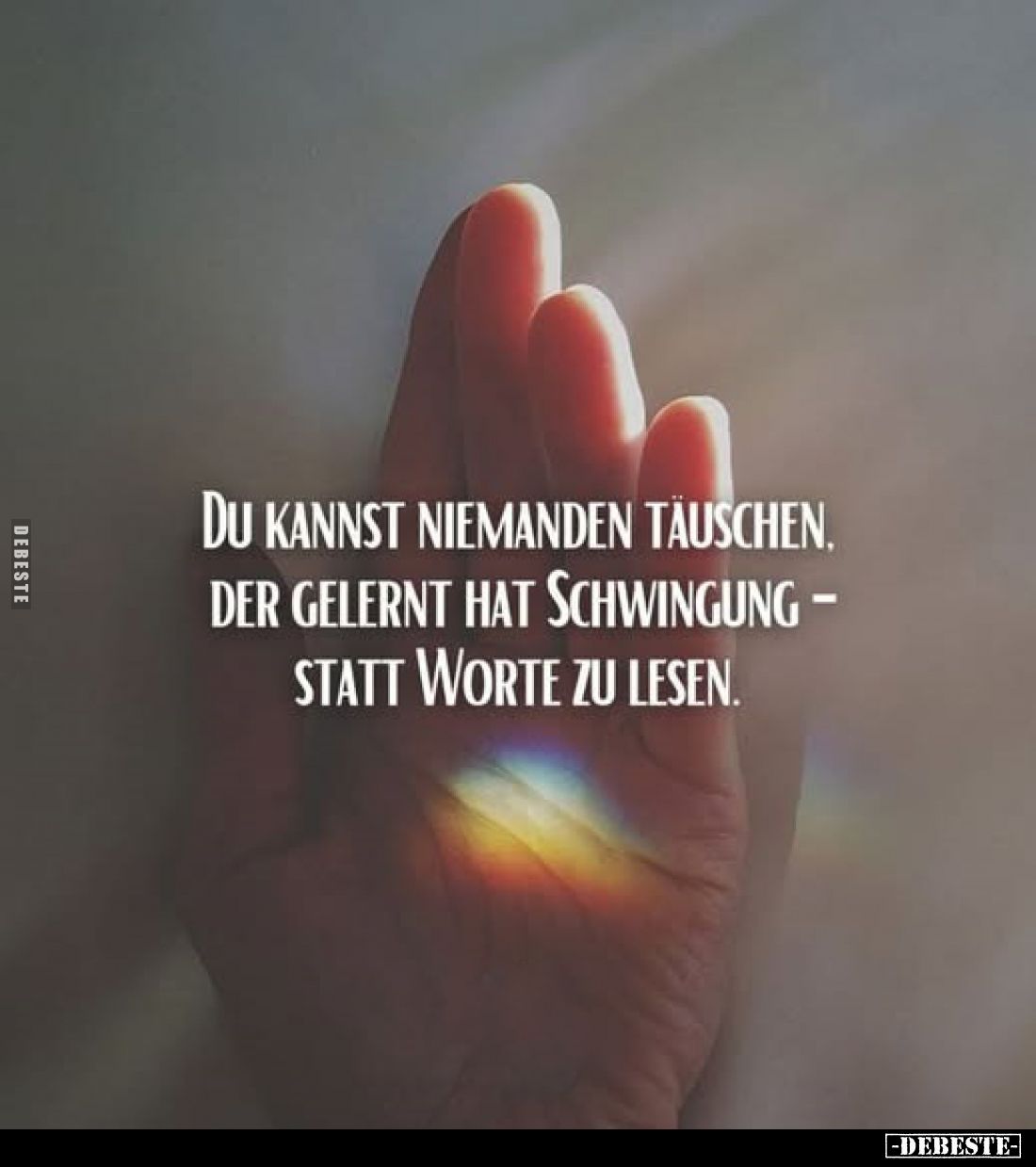 Du kannst niemanden täuschen. Der gelernt hat Schwingung.. - Lustige Bilder | DEBESTE.de