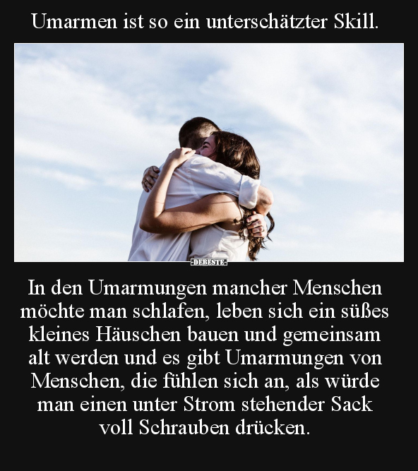 Umarmen ist so ein unterschätzter Skill.. - Lustige Bilder | DEBESTE.de