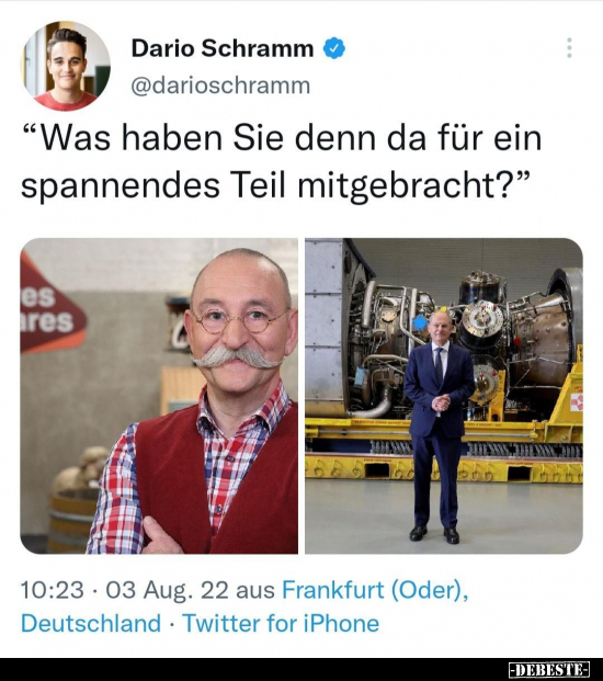 "Was haben Sie denn da für ein spannendes Teil.." - Lustige Bilder | DEBESTE.de