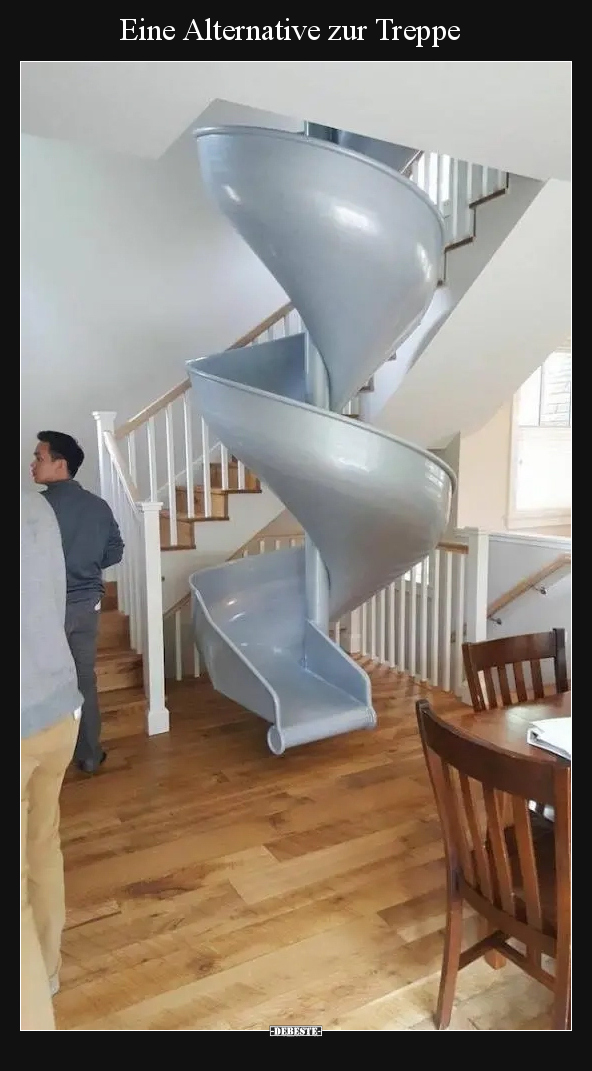 Eine Alternative zur Treppe.. - Lustige Bilder | DEBESTE.de