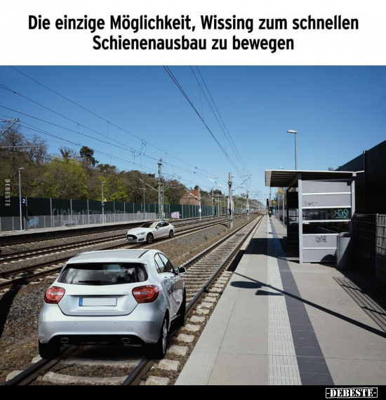 Die einzige Möglichkeit, Wissing zum schnellen.. - Lustige Bilder | DEBESTE.de
