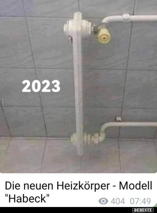 Die neuen Heizkörper - Modell "Habeck".. - Lustige Bilder | DEBESTE.de