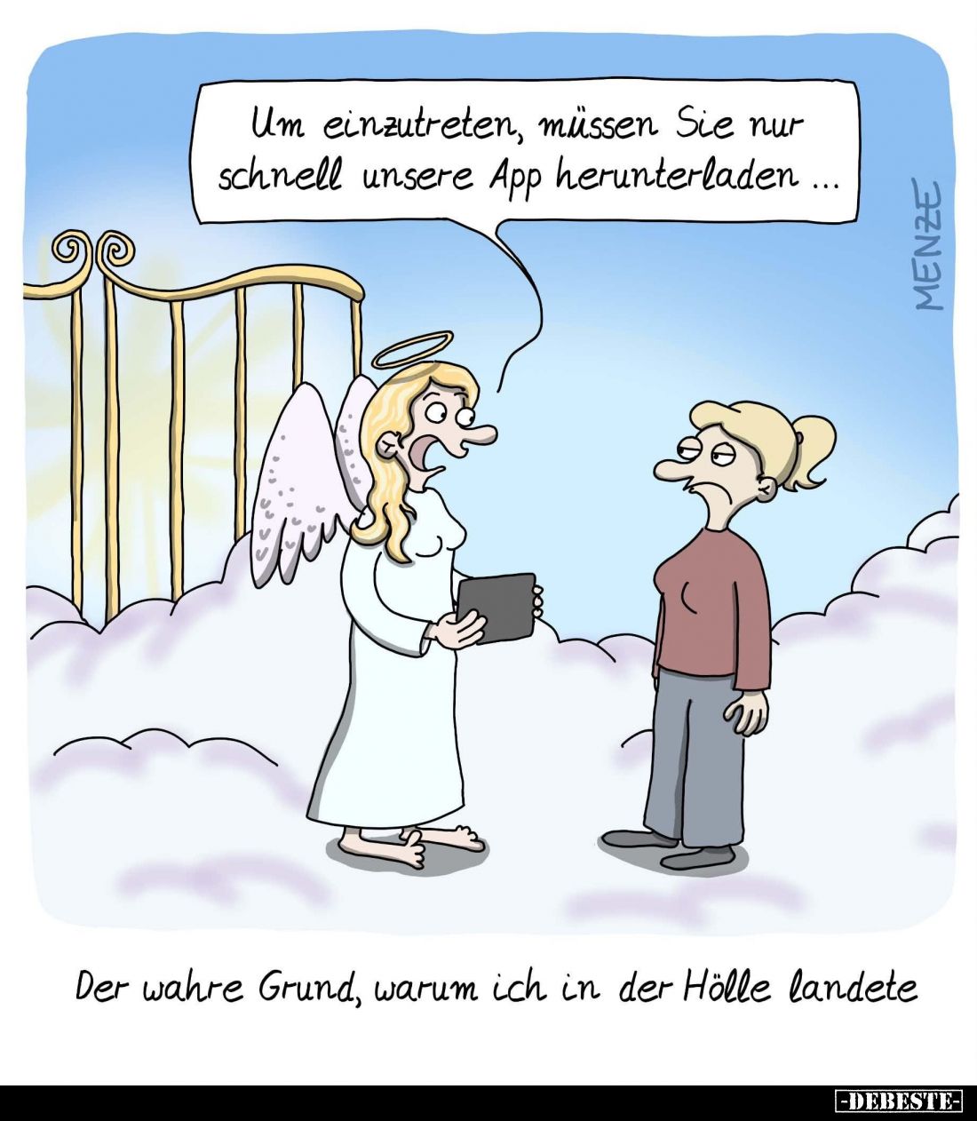 Der wahre Grund, warum ich in der Hölle landete. - Um einzutreten, müssen Sie nur schnell unsere App herunterladen...