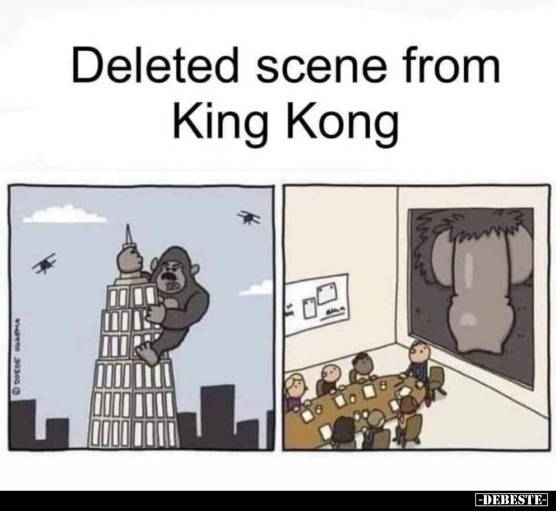 Deleted scene from King Kong.
