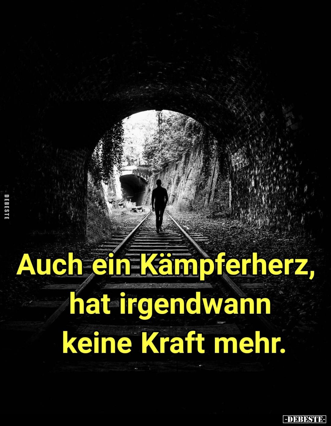 Auch ein Kämpferherz, hat irgendwann keine Kraft mehr.