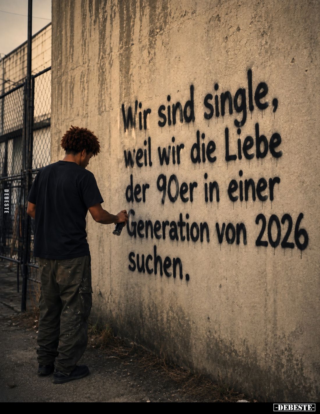 Wir sind single, weil wir die Liebe der 90er in einer Generation von 2026 suchen.