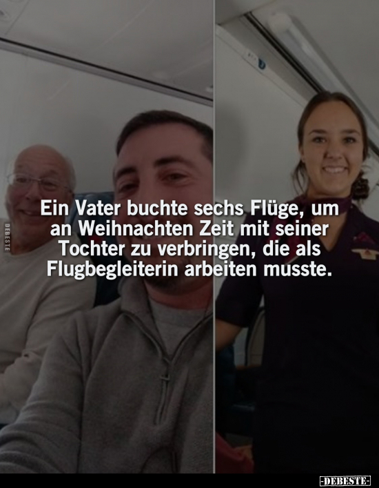 Ein Vater buchte sechs Flüge, um.. - Lustige Bilder | DEBESTE.de