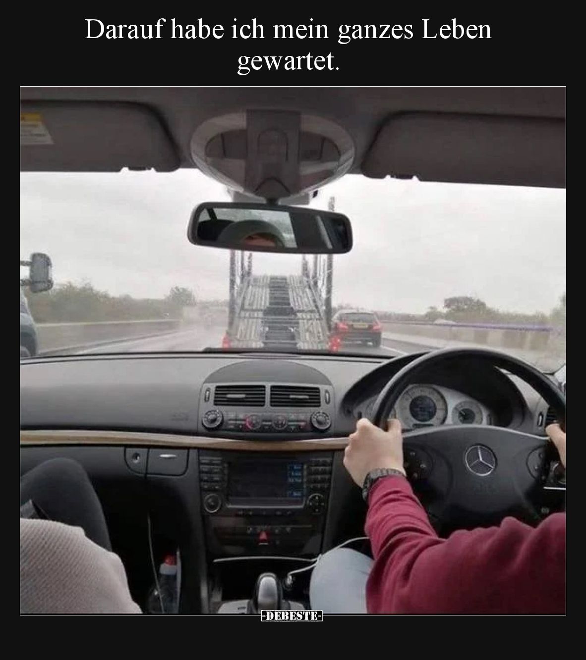 Darauf habe ich mein ganzes Leben gewartet.