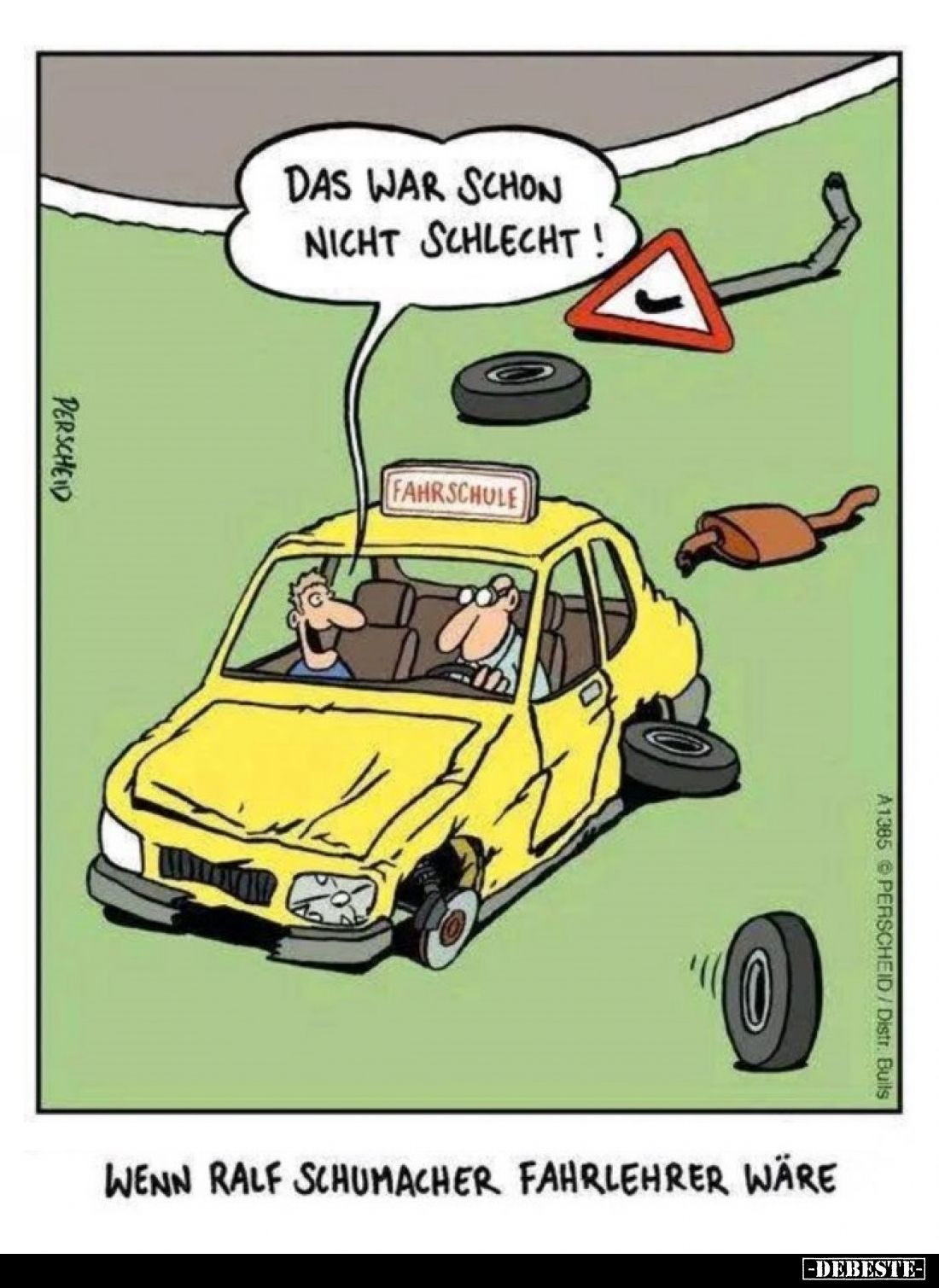 Wenn Ralf Schumacher Fahrlehrer wäre. - Das war schon nicht schlecht!