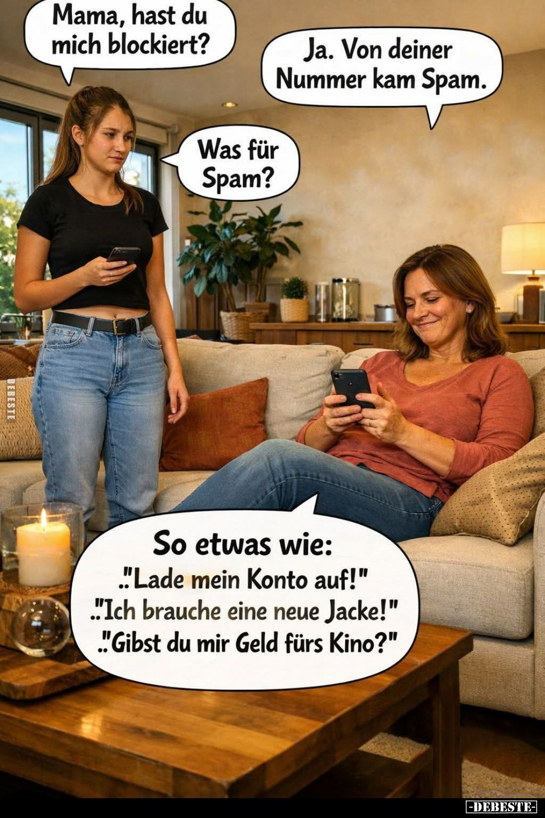 Mama, hast du mich blockiert?... - Lustige Bilder | DEBESTE.de