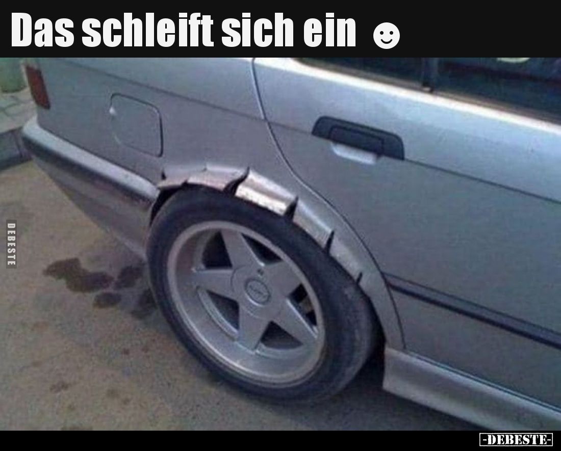 Das schleift sich ein.