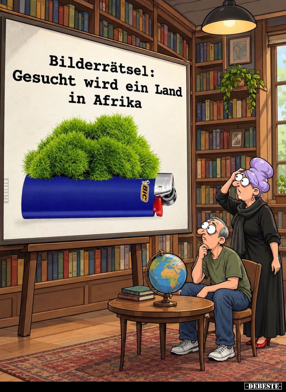 Bilderrätsel:
Gesucht wird ein Land in Afrika.