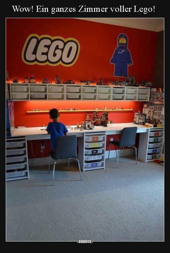 Wow! Ein ganzes Zimmer voller Lego!.. - Lustige Bilder | DEBESTE.de