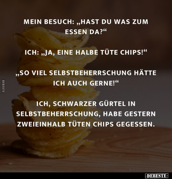 Mein Besuch: "Hast du was zum Essen da?".. - Lustige Bilder | DEBESTE.de
