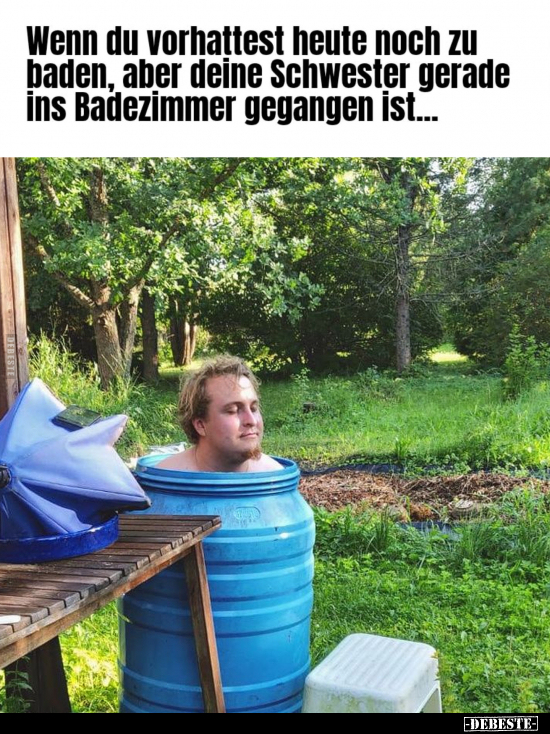 Wenn du vorhattest heute noch zu baden.. - Lustige Bilder | DEBESTE.de