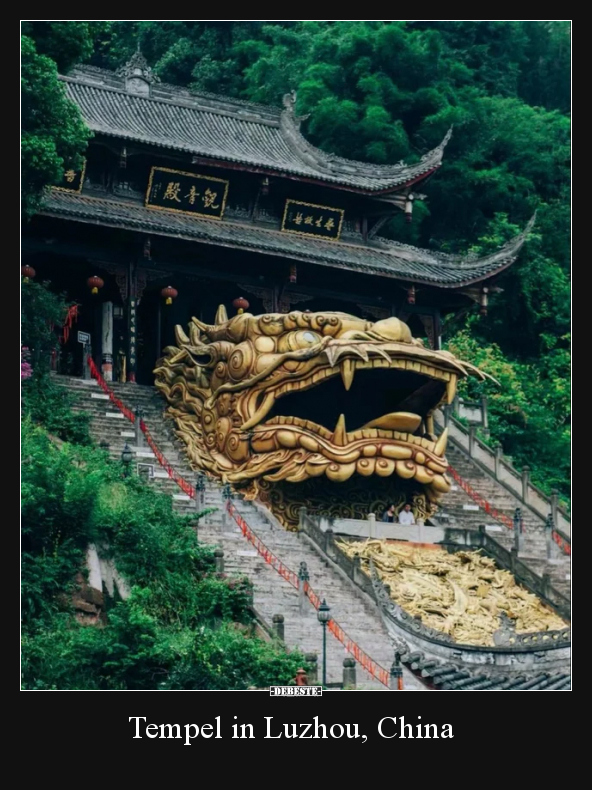 Tempel in Luzhou, China.. - Lustige Bilder | DEBESTE.de