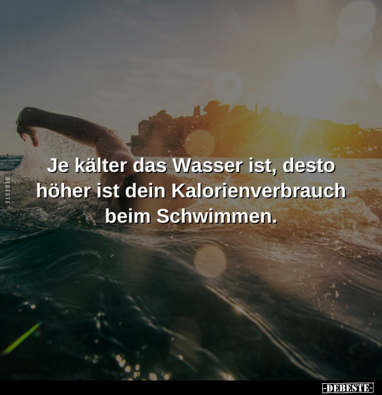 Je kälter das Wasser ist.. - Lustige Bilder | DEBESTE.de