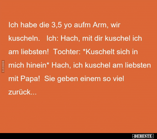 Ich habe die 3,5 yo aufm Arm.. - Lustige Bilder | DEBESTE.de