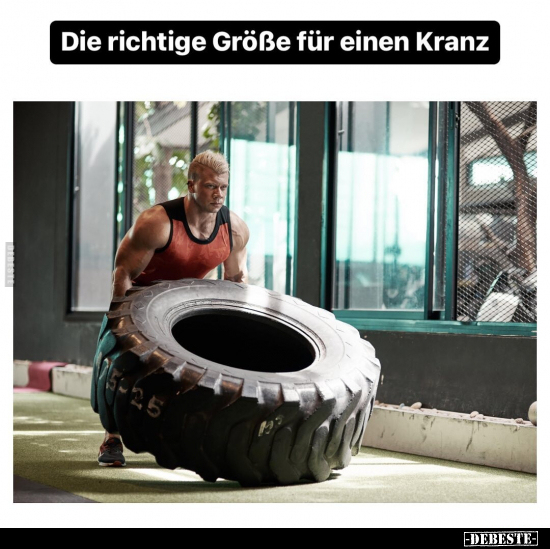 Die richtige Größe für einen Kranz.. - Lustige Bilder | DEBESTE.de