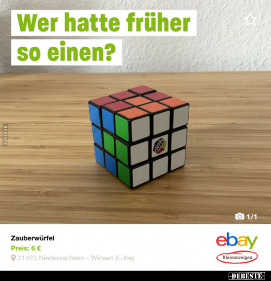 Wer hatte früher so einen?..