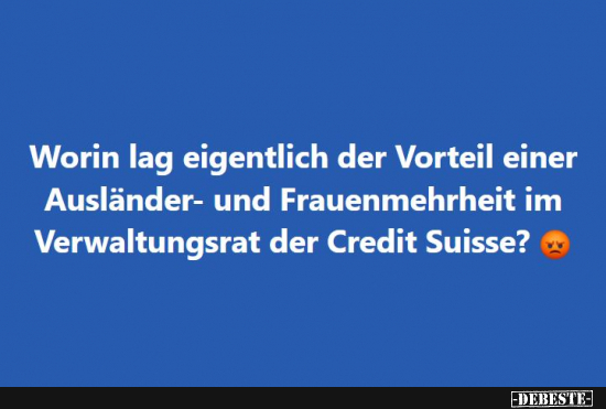 Geschlecht und Herkunft ersetzt keine Kompetenz - Lustige Bilder | DEBESTE.de