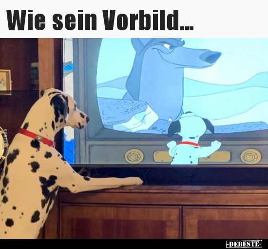Wie sein Vorbild...