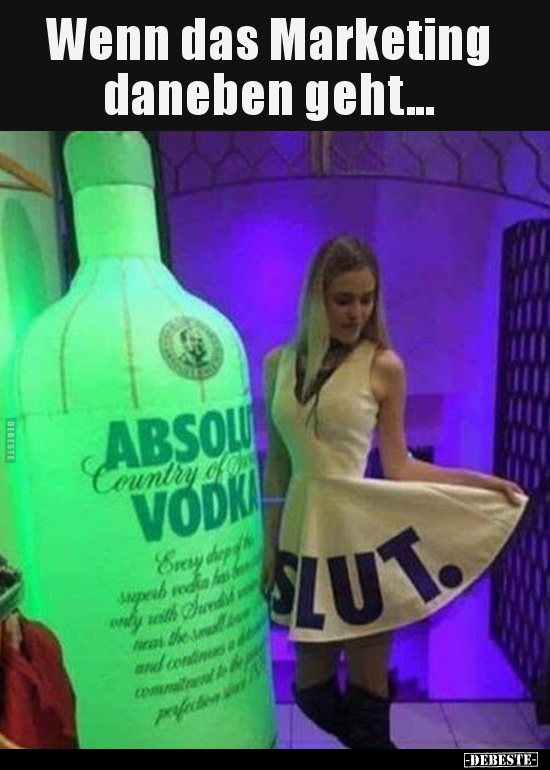 Wenn das Marketing daneben geht...