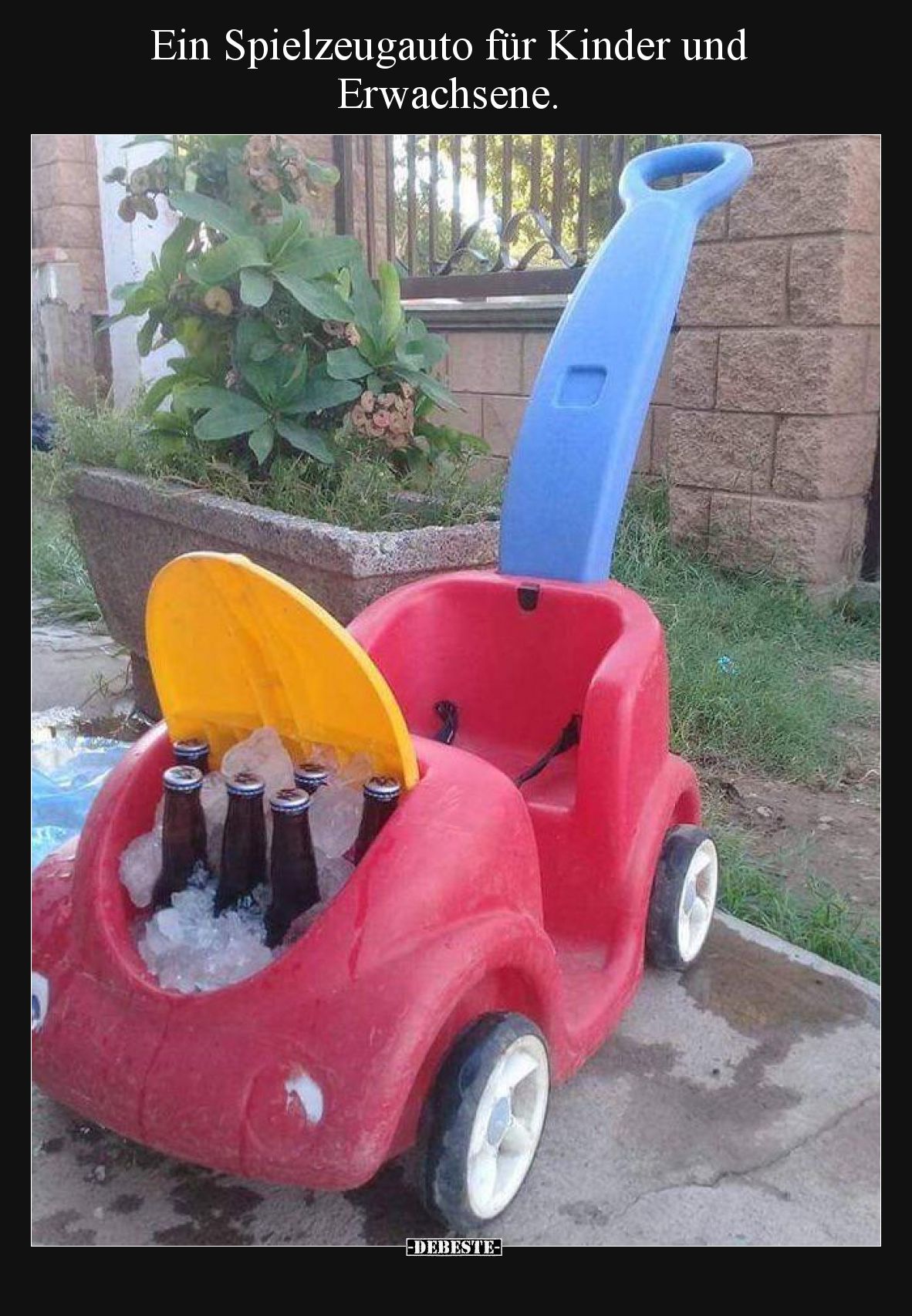Ein Spielzeugauto für Kinder und Erwachsene... - Lustige Bilder | DEBESTE.de