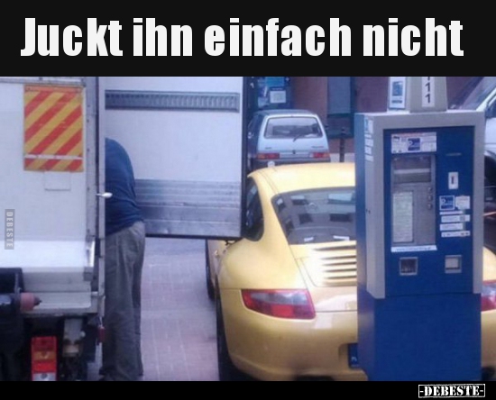 Juckt ihn einfach nicht..