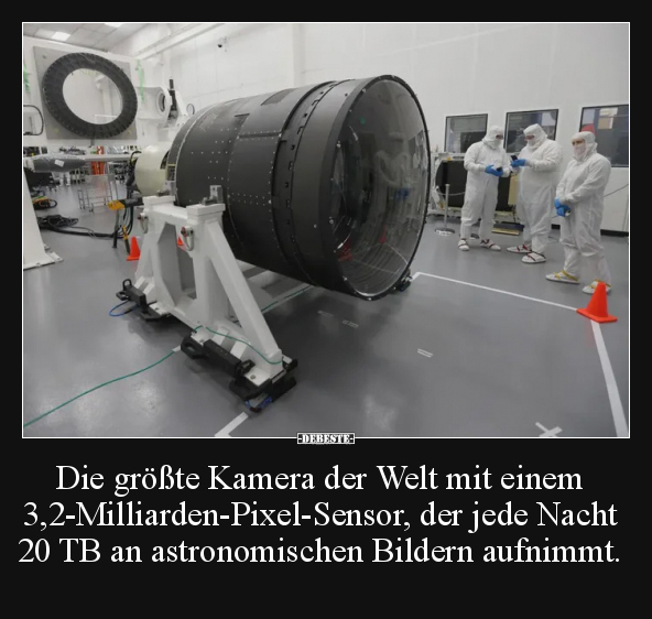 Die größte Kamera der Welt mit einem.. - Lustige Bilder | DEBESTE.de
