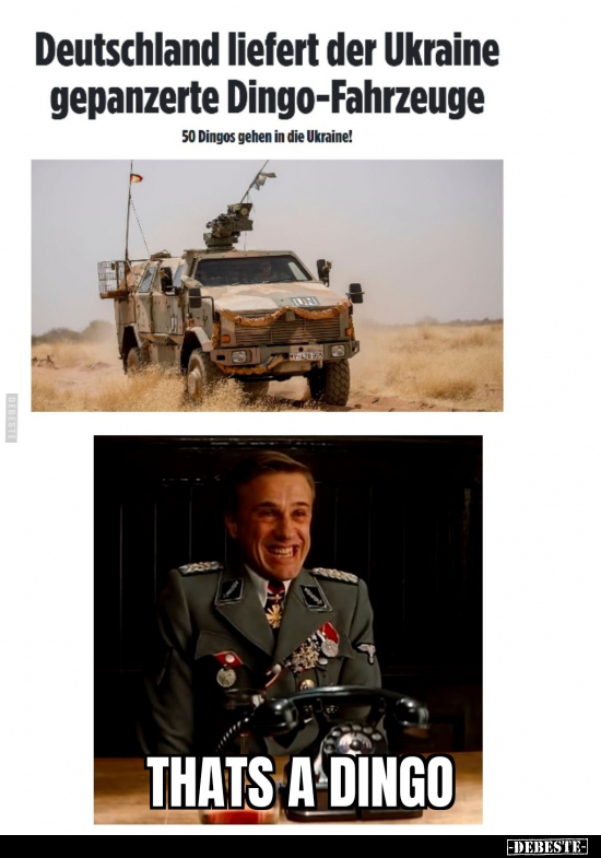 Deutschland liefert der Ukraine gepanzerte.. - Lustige Bilder | DEBESTE.de