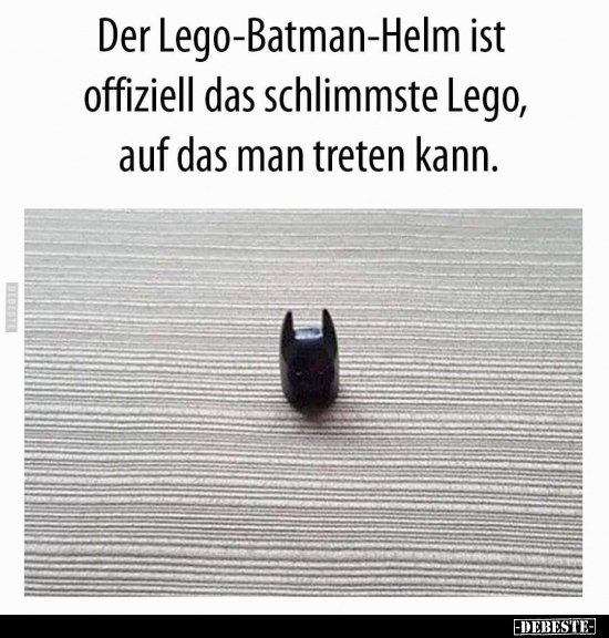Der Lego-Batman-Helm ist offiziell das schlimmste Lego, auf.. - Lustige Bilder | DEBESTE.de
