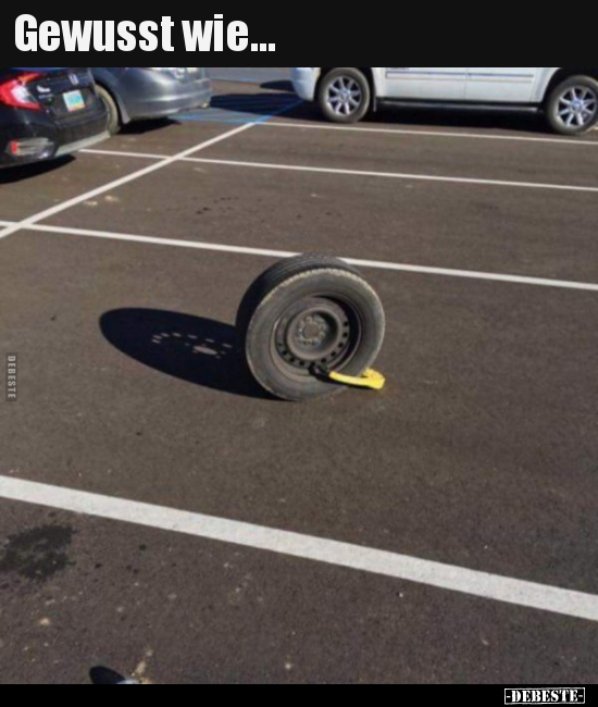 Gewusst wie...