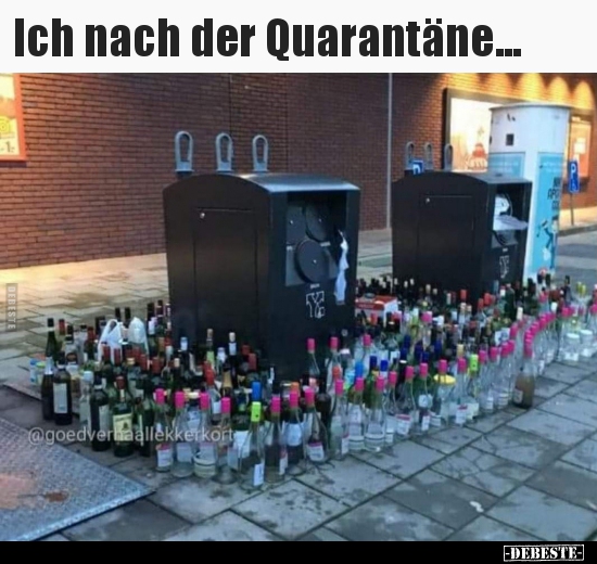 Ich nach der Quarantäne... - Lustige Bilder | DEBESTE.de