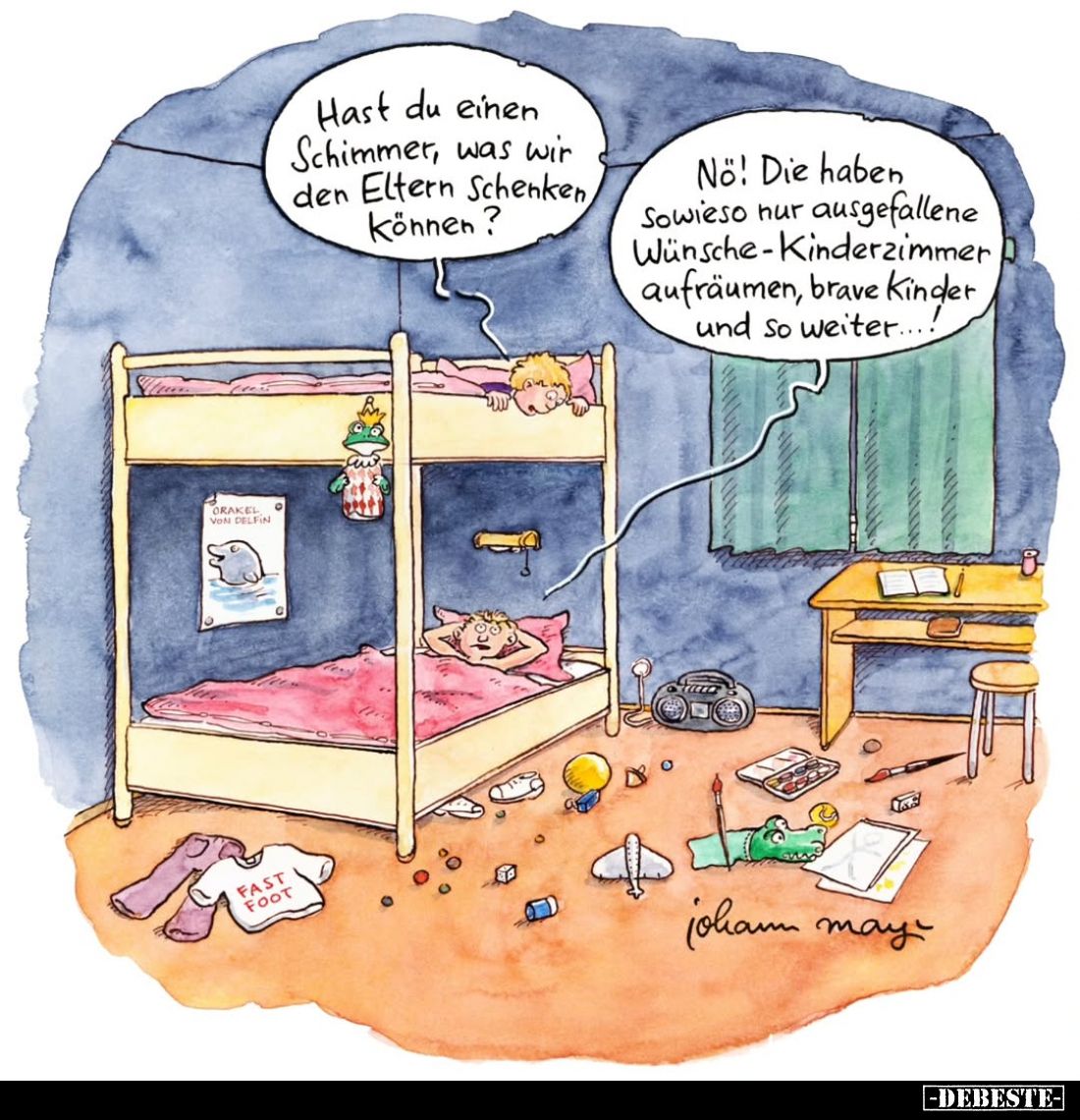 Hast du einen Schimmer, was wir den Eltern schenken können?.. - Lustige Bilder | DEBESTE.de