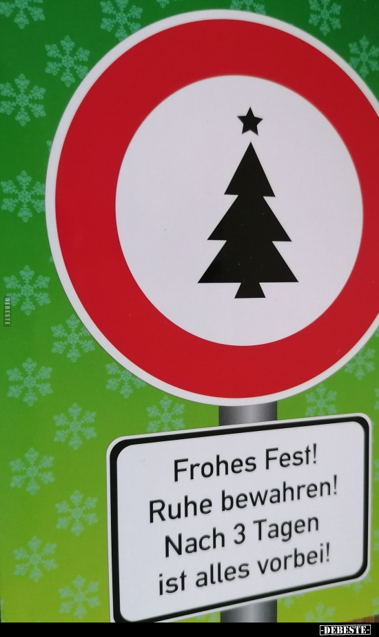 Frohes Fest! Ruhe bewahren!.. - Lustige Bilder | DEBESTE.de