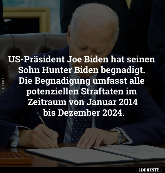 US-Präsident Joe Biden hat seinen Sohn.. - Lustige Bilder | DEBESTE.de