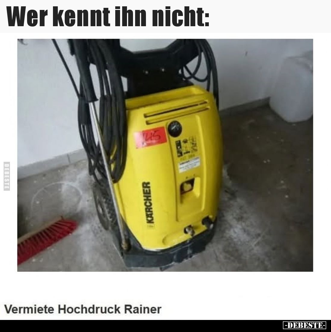 Wer kennt ihn nicht: