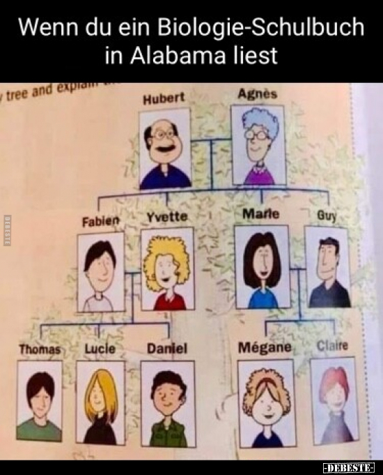 Wenn du ein Biologie-Schulbuch in Alabama liest.. - Lustige Bilder | DEBESTE.de